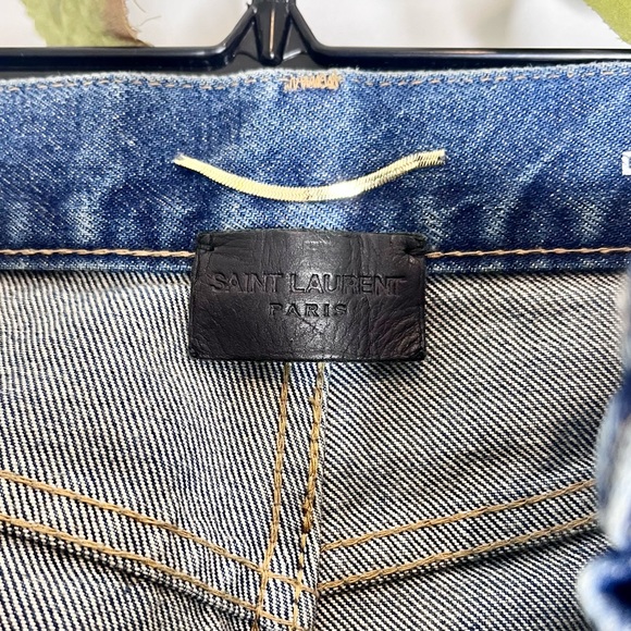 Saint Laurent High Rise Slim Fit Jeans - Picture 7 of 10